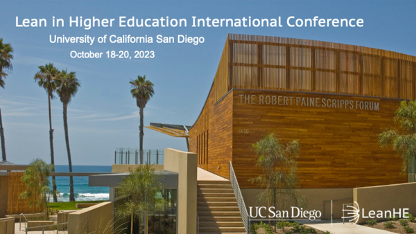 unistrathlean's tweet photo. #LeanHE2023 - Many thanks to @UCSanDiego for hosting the 2023 Lean HE International Conference last week. What a fantastic opportunity it was to learn from and share with Higher Education lean &amp; continuous improvement practitioners from around the world. https://t.co/VoRT0HGea6