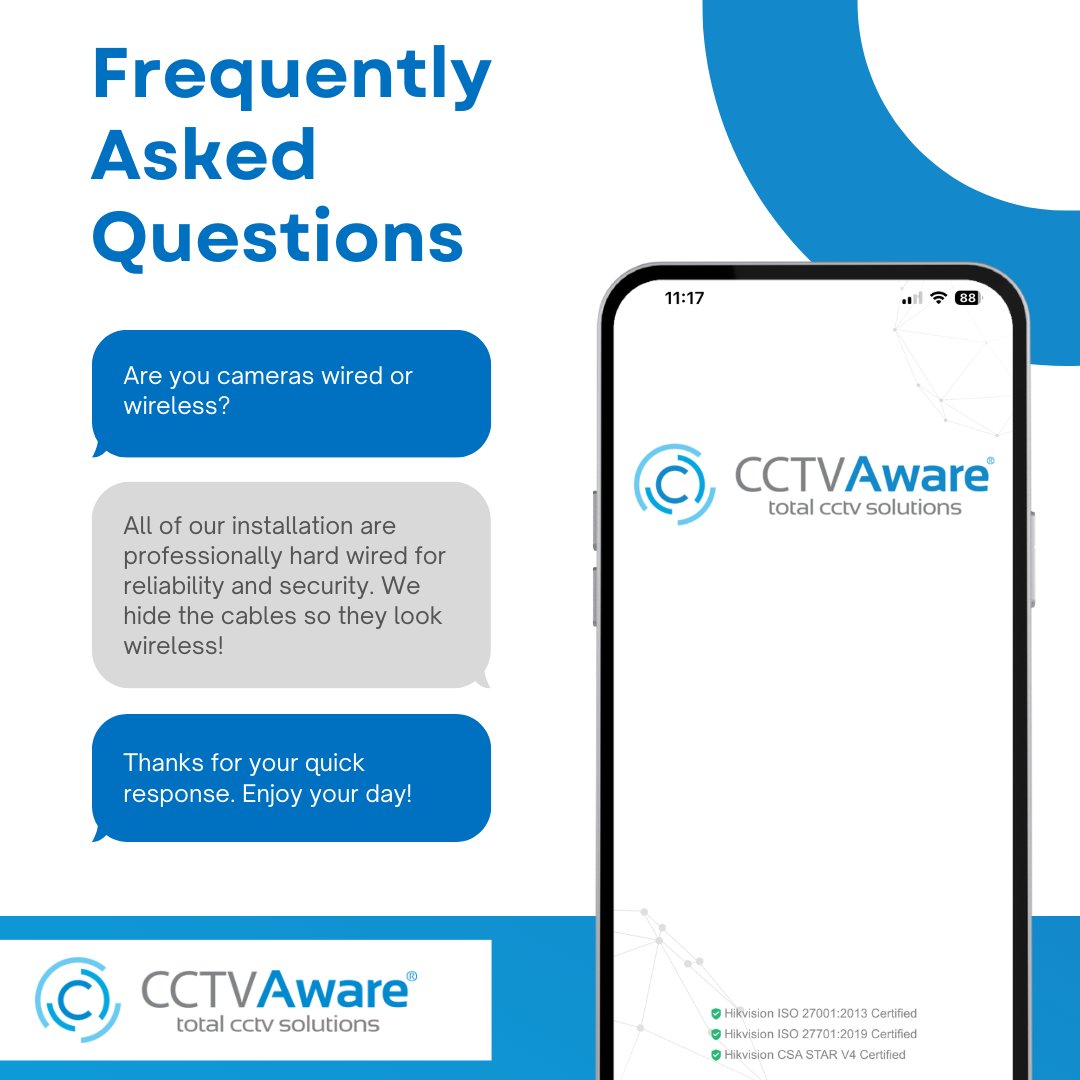 CCTVAware's tweet photo. 📞 Need expert advice on choosing the right CCTV system?

Contact our friendly team at https://t.co/BUo2bU9btd

We're here to help! ☺️

#HomeSecurity #SmartCCTV #TotalCCTVSolutions https://t.co/K46DBY6p9D
