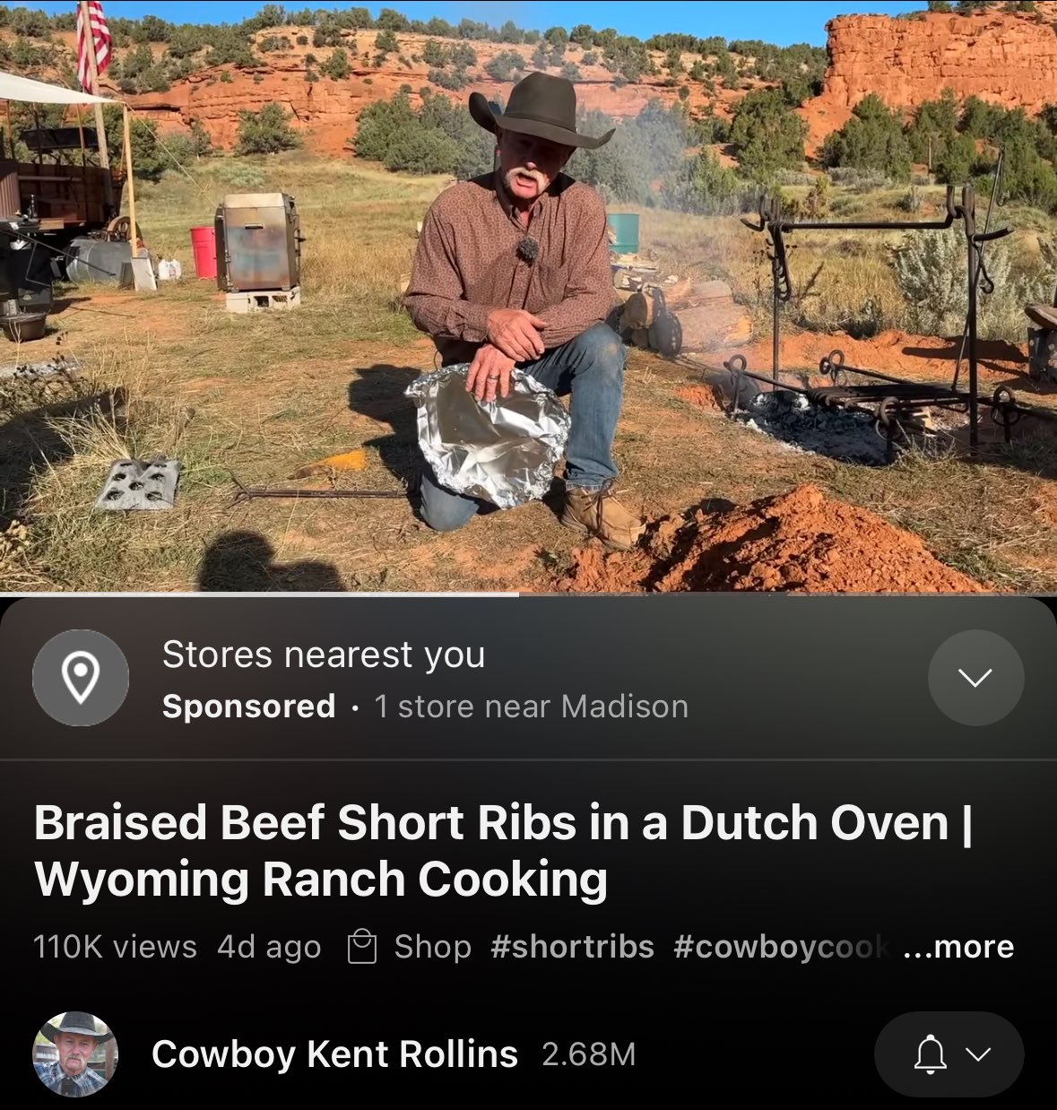 Kari on X: Cowboy Kent Rollins is a channel I like watching on