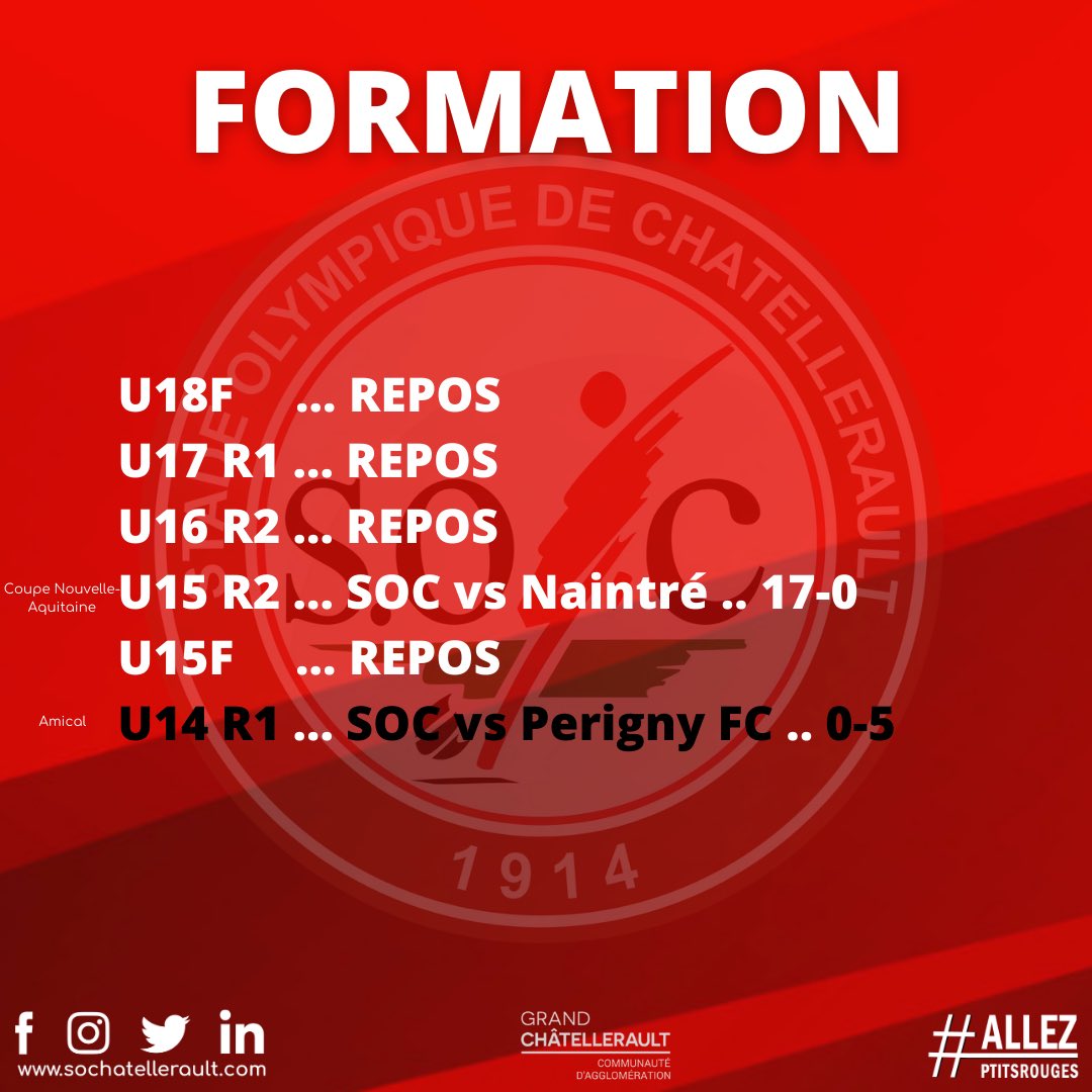 S.O. Châtellerault 🔴⚪ tweet media