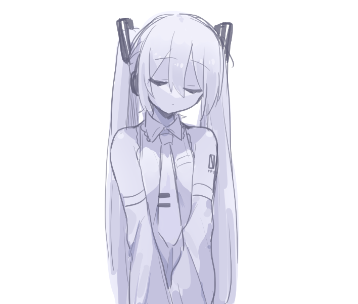 初音ミク 「」|れゐなのイラスト