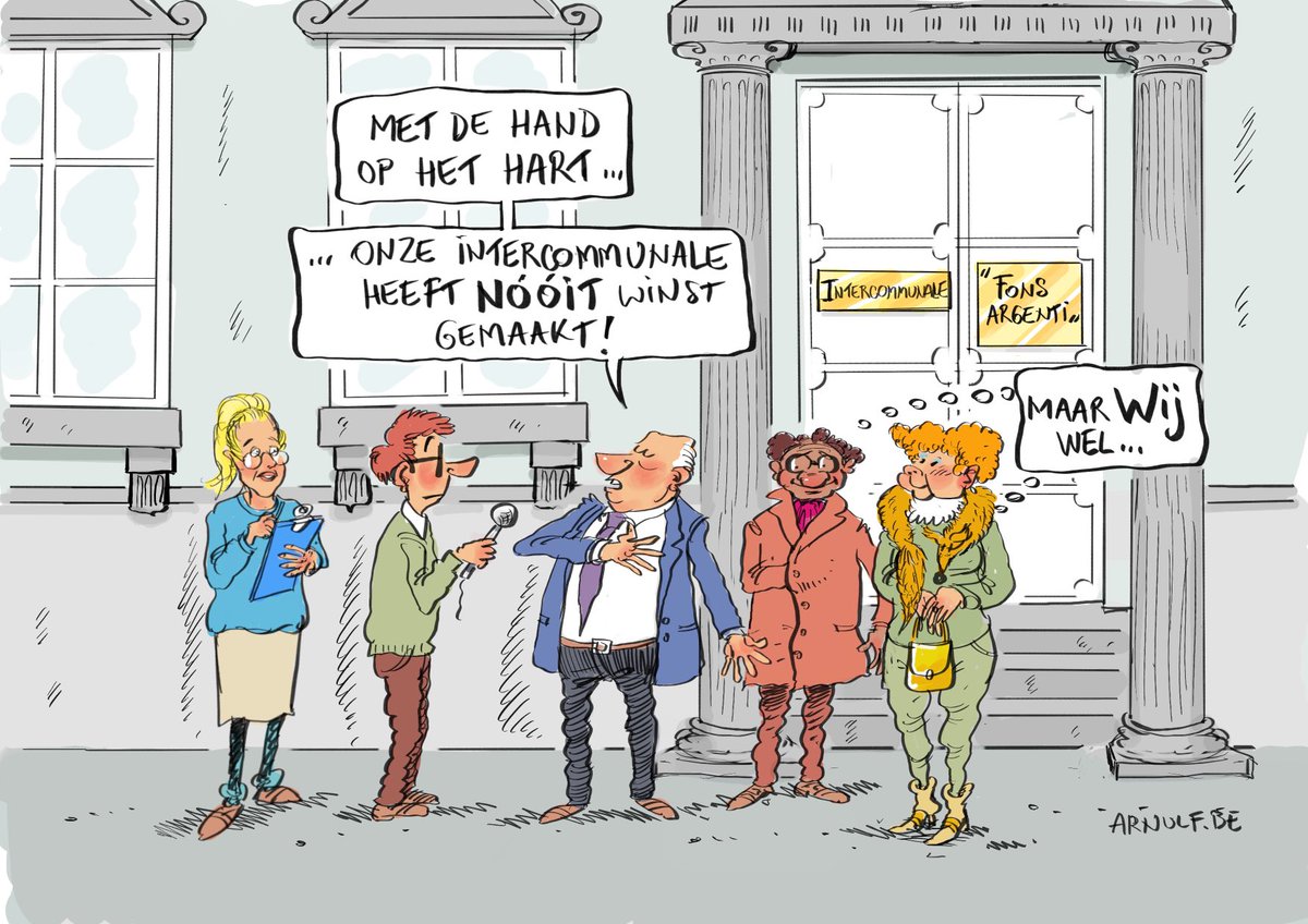 Cartoon voor winnaar Vlaamse #PhDCup 2023 Marie De Cock.