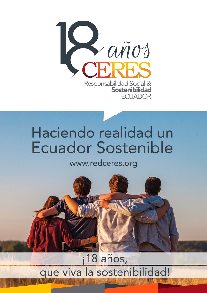 ceres_ecuador's tweet photo. Estamos felices de compartirles que @ceres_ecuador  llegó a la mayoría de edad!! cumplimos 18 años!
Estamos orgullosos del trabajo logrado junto a ustedes, vamos por más!
#Ceres18
#EcuadorSostenible https://t.co/Gm7GscAwej
