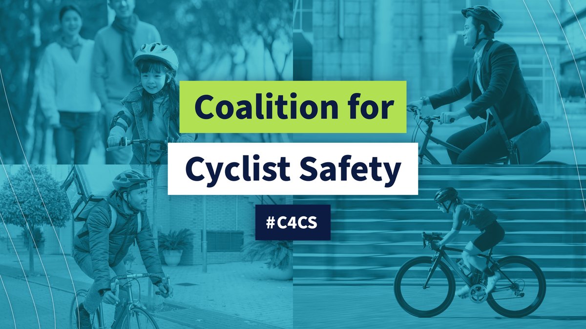 We're excited to join in the launch of the Coalition for Cyclist Safety (C4CS).

The coalition is a partnership between leaders in the automotive, bicycle, &amp; technology industries who aim to mitigate cycling fatalities through the deployment of connected transportation solutions.