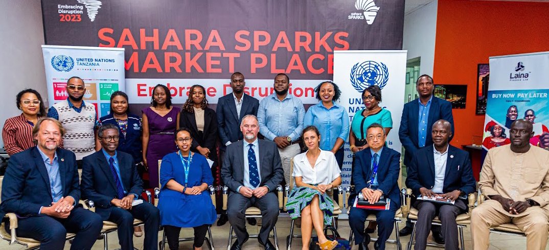 Investing in Tomorrow Today: Leveraging Tanzania's Young Population 🙌

Ahead of tomorrow’s #UNDay 🇺🇳, the <a href="/UnitedNationsTZ/">UN Tanzania 🇺🇳</a> &amp;
DPs engaged #innovation partners <a href="/VenturesSahara/">Sahara Ventures</a> 

..to witness inspiring impact on #SRHR, #GBV &amp; advancing rights of people w/ disabilities.

<a href="/ZMilisic/">Zlatan Milišić</a>