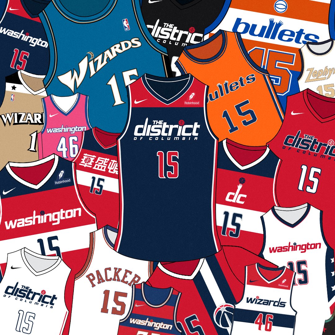 Washington Wizards on X: It's #NBAJerseyDay! How many different