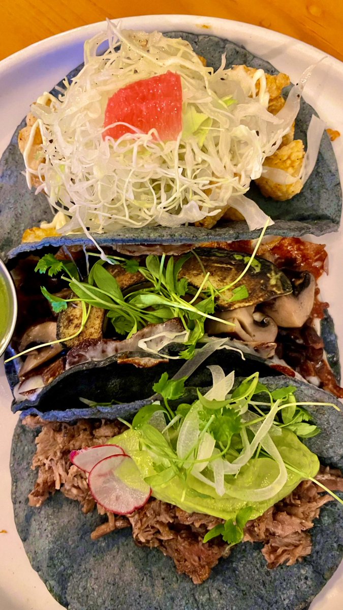 eatinglasvegas's tweet photo. Tacos tacos y mas tacos!
El Paso  doesn’t get the publicity of larger American cities, but it’s an epicenter of taco excellence, perched at the elbow of actual Mexico 🇲🇽.
🌮🌮🌮🌮🌮
#Elemi #downtown #ElPaso #Texas https://t.co/PyKrX3SxZJ