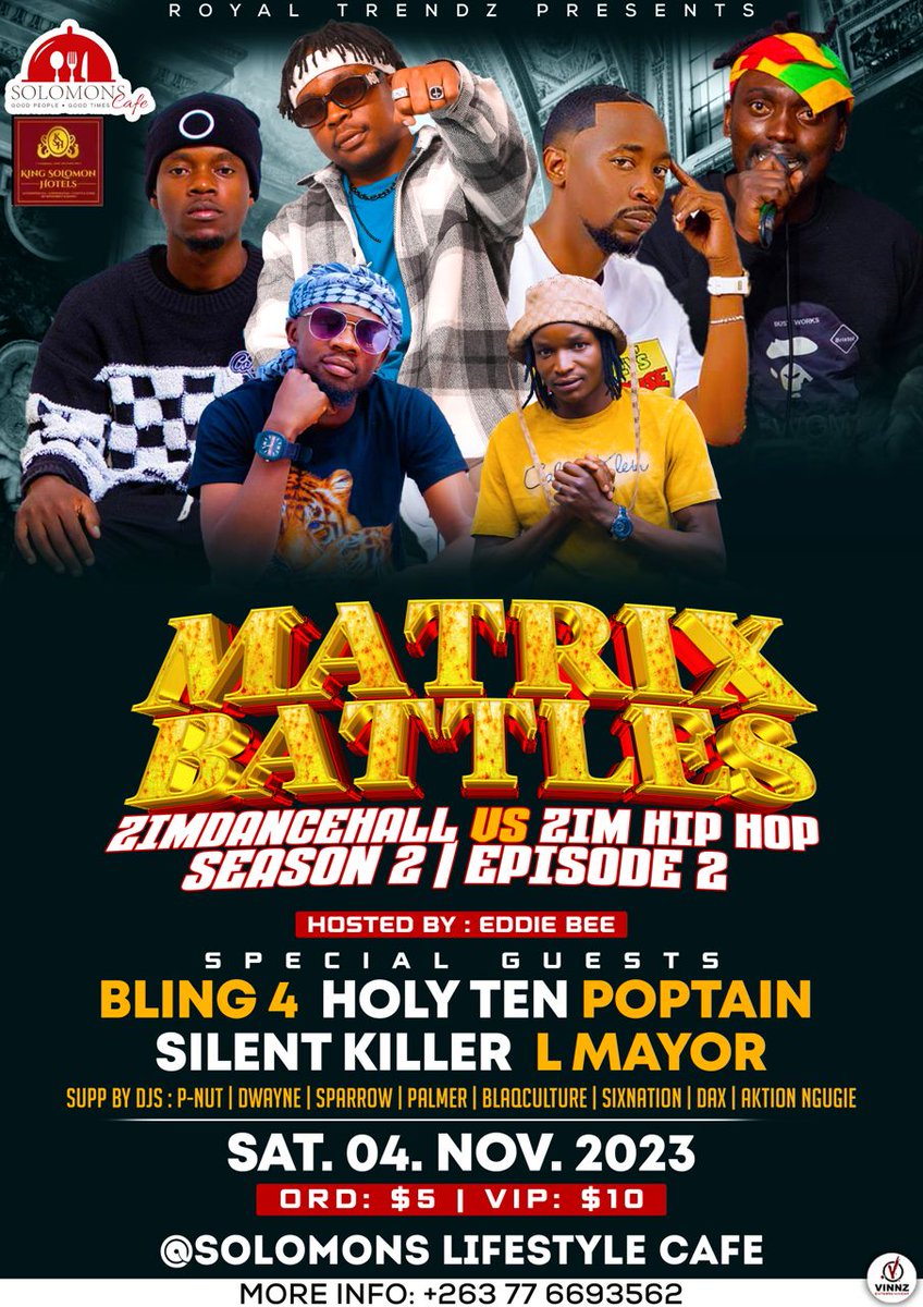 WangaZW's tweet image. Final poster 
4Nov be there

#Kwekwe
#MatrixEvent
#MatrixBattles