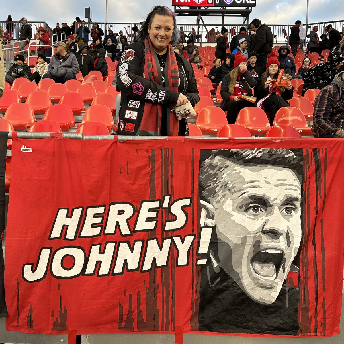 From the weekend—a welcome for @coachherdman. 

__________  
#BannerArt #SupporterArt #CanadianSoccer #TFCLive 
@TorontoFC