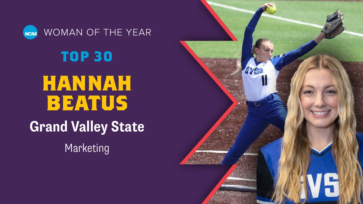 Congrats to Hannah Beatus on being named a top 30 honoree for the 2023 NCAA Woman of the Year! 🤯

#AnchorUp | #NCAAWOTY