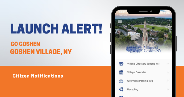GOGovApps's tweet image. Goshen, NY Takes a Digital Leap Forward with 'Go Goshen' Mobile Apppowered by @GOGovApps!

🚀 From instant alerts to local services, 'Go Goshen' is your all-in-one solution for a more connected community.

Learn more: bit.ly/402iROE

#GoGoshen #CommunityApp #GoshenNY