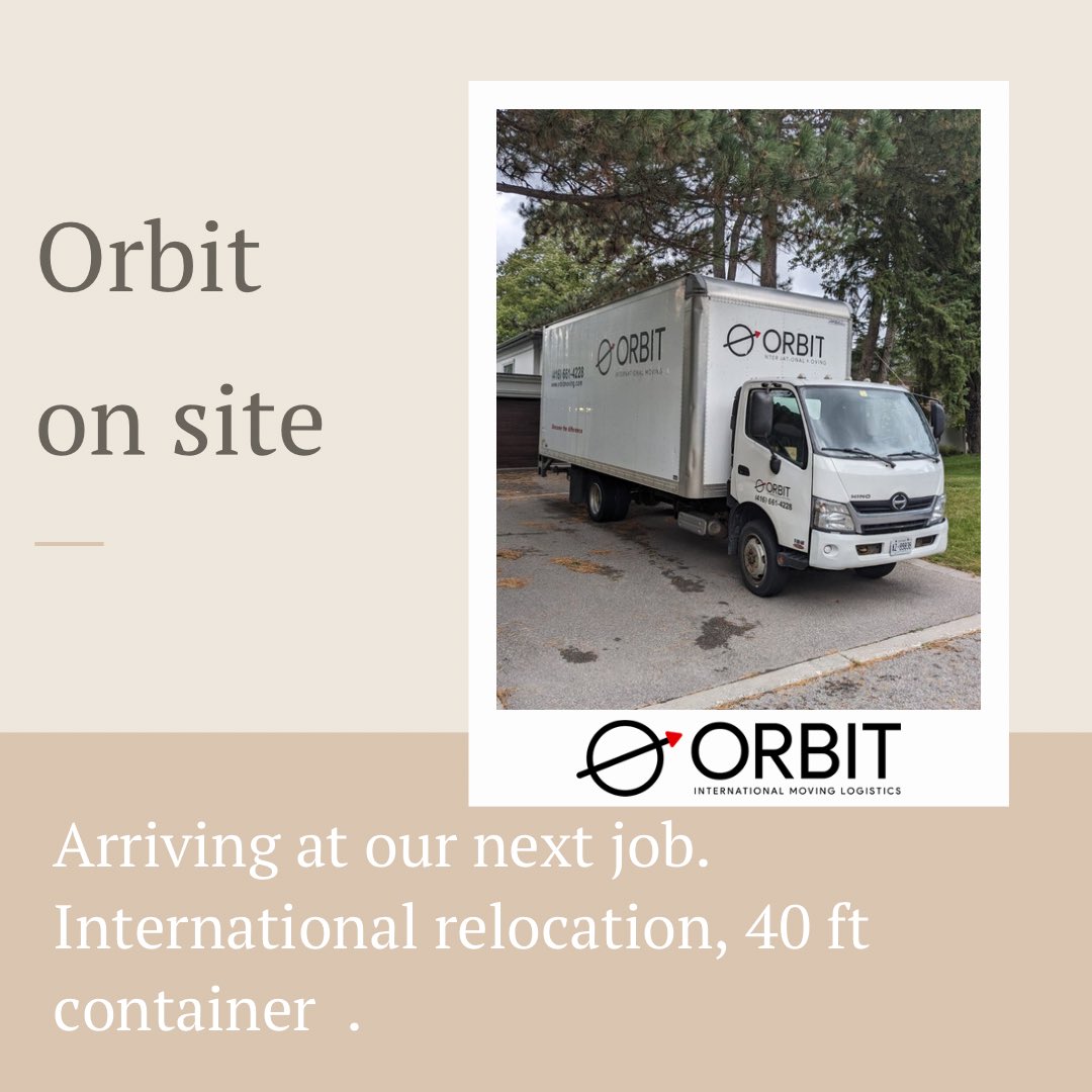 Orbit_Moving's tweet image. Monday morning, arriving at our next job. 40 ft container #intrnationalmove #container #40ftcontainer #orbitmoving #relication #toronto
