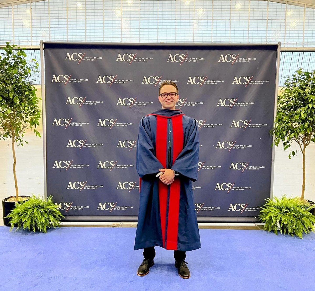 Honored and happy to be inducted as a Fellow of the American College of Surgeons. THE house of Surgery. #ACS #ACSCC23 #FACS