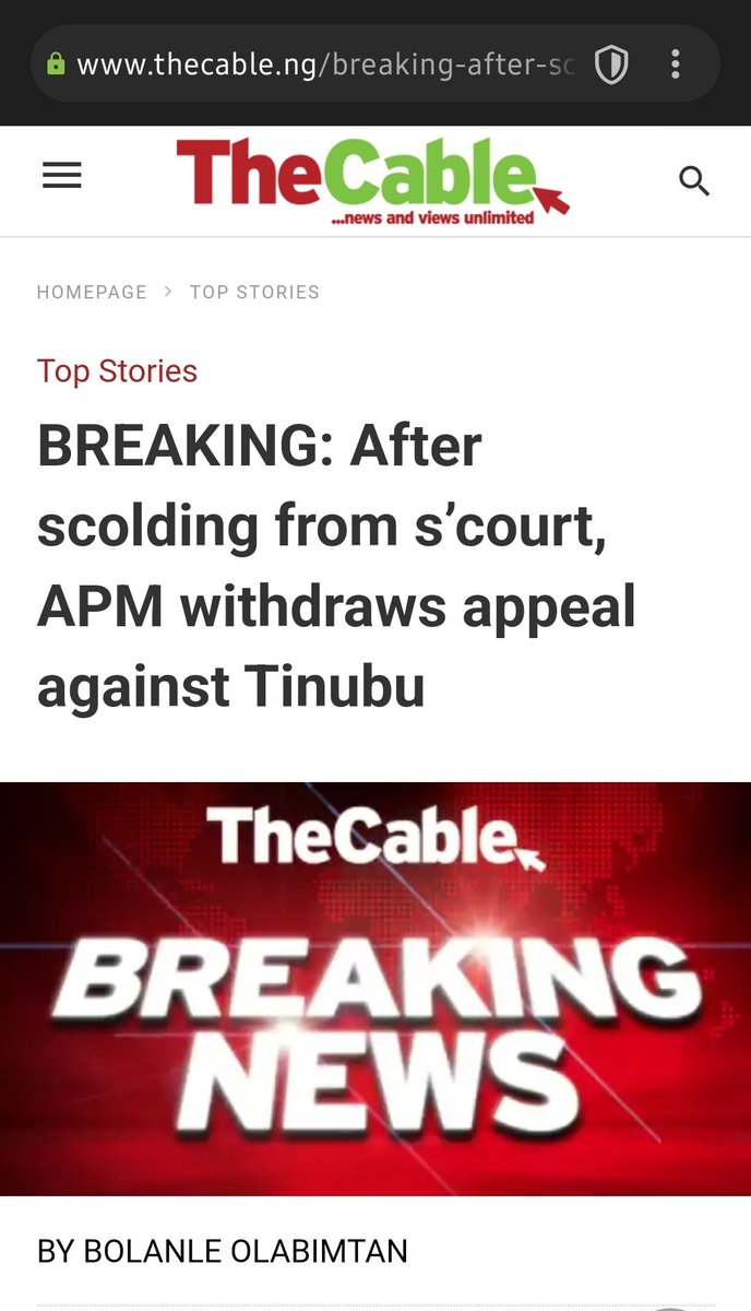 Onsogbu's tweet photo. Excellent BIRTHDAY GIFT for me..

Image 1: Supreme Court SCOLDED this party called APM

Image 2: President Bola Ahmed Tinubu GCFR,his superlative and excellent speech at the NESG today

Image 3: UK court QUASHES $11bn P&amp;ID award.

More to come..... https://t.co/ctkAlVAoGq