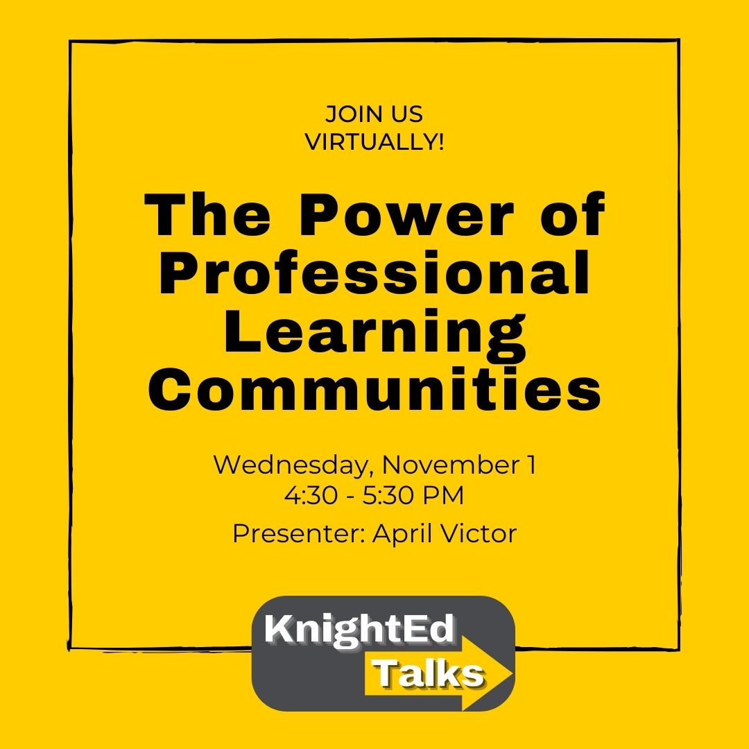 Join us and speaker April Victor, from OCPS, on Zoom this Wednesday, November 1, at 4:30 PM! Participants will learn that through engaging in work as a collaborative team, all teachers and students will reach their highest potential. Zoom link ➡️ tinyurl.com/3bj4w37k