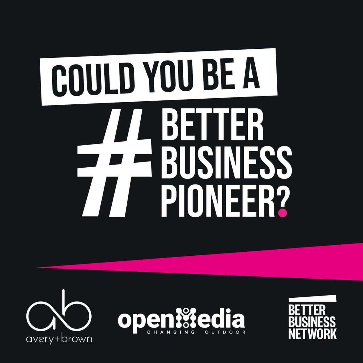 The #BetterBusinessPioneer campaign by <a href="/averyandbrown/">Avery & Brown</a>, <a href="/betterb_network/">The Better Business Network</a>, and OPEN Media is shining a light on the power of individual action, celebrating positive contributions towards environmental or social impact made by various individuals in their professional lives: whether
