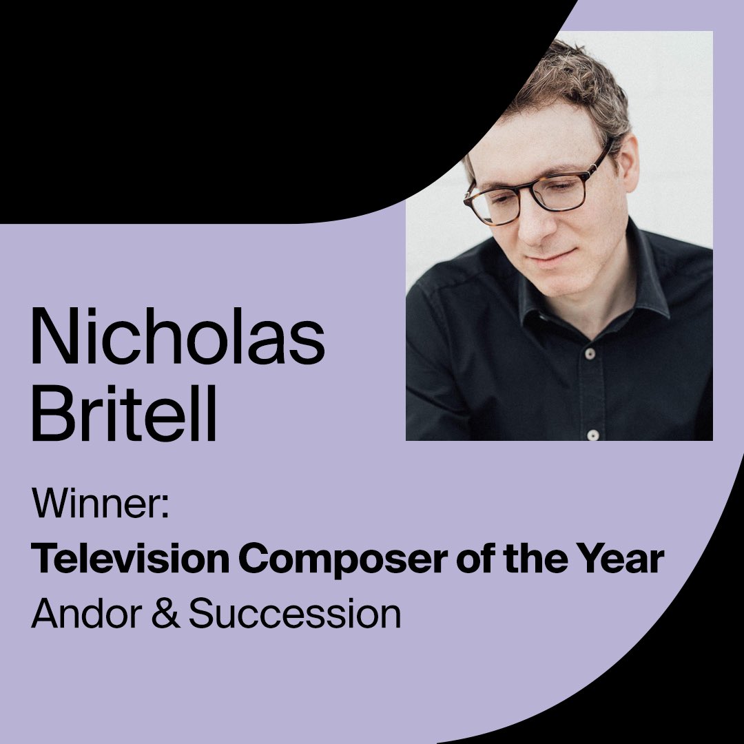 UMPClassics's tweet photo. Congratulations to Amelia Warner & @NicholasBritell on their wins at the @WSAwards
Nicholas Britell:
Television Composer of the Year
Amelia Warner:
Public Choice Award
#UMPClassicsAndScreen https://t.co/7SY3XCEdAf