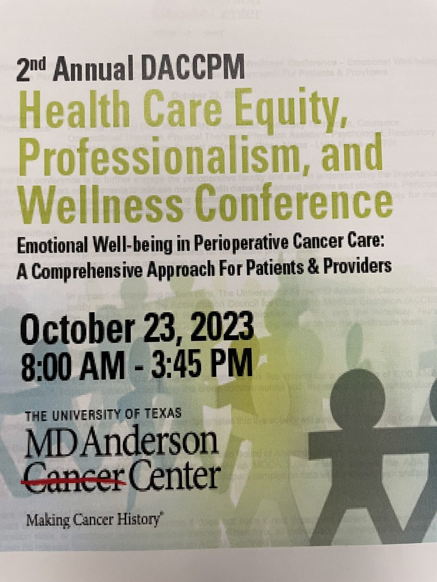 TJ Gan, M.D. (@tjgan_md) on Twitter photo Excited to kick off the 2nd Annual Division of Anesthesiology, Critical Care and Pain Medicine Health Care Equity, Professionalism and Wellness Conference. An exceptional program with great speakers.<a href="/MDAndersonNews/">MD Anderson Cancer Center</a> <a href="/ASALifeline/">ASA®</a> <a href="/CarinHagberg/">Carin Hagberg, MD</a> <a href="/ASER_hq/">ASER</a> Excited to kick off the 2nd Annual Division of Anesthesiology, Critical Care and Pain Medicine Health Care Equity, Professionalism and Wellness Conference. An exceptional program with great speakers.<a href="/MDAndersonNews/">MD Anderson Cancer Center</a> <a href="/ASALifeline/">ASA®</a> <a href="/CarinHagberg/">Carin Hagberg, MD</a> <a href="/ASER_hq/">ASER</a>