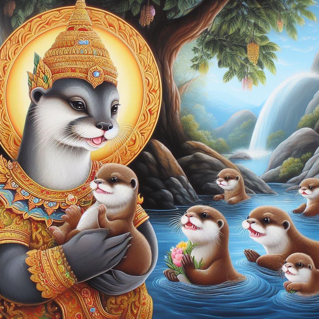 supawichable's tweet image. บอก AI ให้สร้างรูป
“หมูปิ้งนมสดเสียบไม้”
“ข้าวหน้าเนื้อเสือร้องไห้”
“แม่นาคพระโขนง”
“งานบวชนาค”

รูปจากกลุ่ม AI Creative โคตรฮา ภาษาไทยใครว่าง่าย 5555