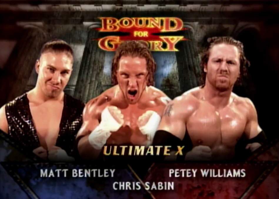 10/23/2005

Petey Williams defeated Chris Sabin and Matt Bentley in an Ultimate X Match at Bound For Glory from the Impact Zone in Orlando, Florida.

#TNA #ImpactWrestling #BoundForGlory #PeteyWilliams #ChrisSabin #MattBentley #UltimateXMatch