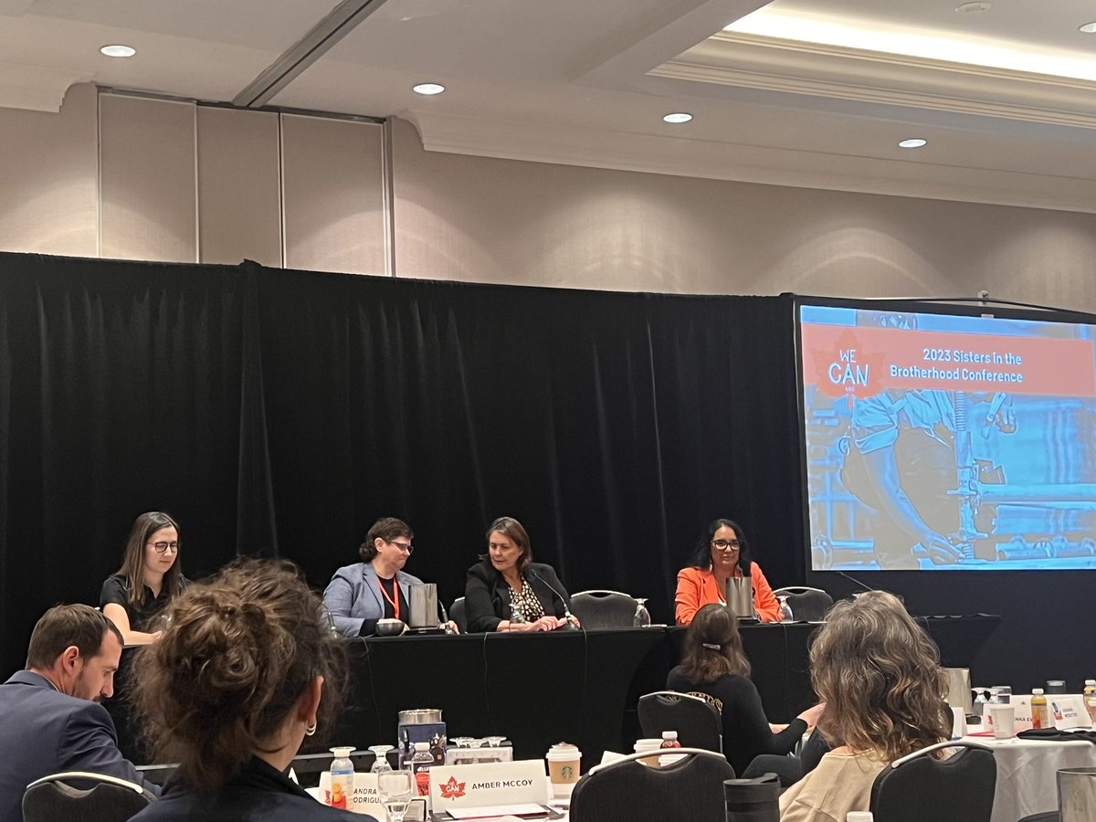 WeAreACRC's tweet photo. It’s a wrap! The first Canadian UBC #sibconference held in Toronto this weekend was a success. EST Deb Romero and a delegation from Atlantic Canada joined sisters from 🇨🇦 and 🇺🇸 to share and expand their knowledge of the industry and the UBC. #unionproud #weareacrc https://t.co/HDunbhh1ya