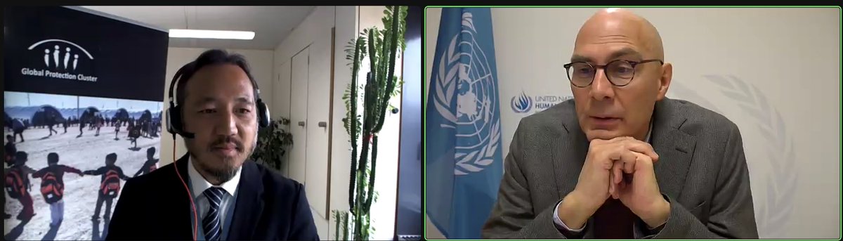 ProtectionClust's tweet photo. High Commissioner for Human Rights @volker_turk opens #ProtectionForum2023

We should not be afraid to put protection front &amp; centre in our response. We must focus on complementarity of humanitarian &amp; human rights actors to spotlight violations &amp; ensure accountability of intl law https://t.co/jYCioynPe2