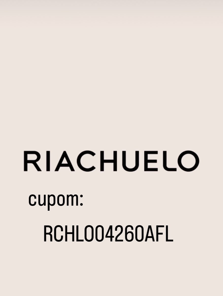 🌟RIACHUELO 

📲Utilize meu cupom⤵️
        RCHLO04260AFL

COLLAB BDLN⤵️
🔗 riachuelo.com.br/kimono-feminin… riachuelo.com.br/kimono-feminin…

🚨Garanta 10% OFF no site ou app!