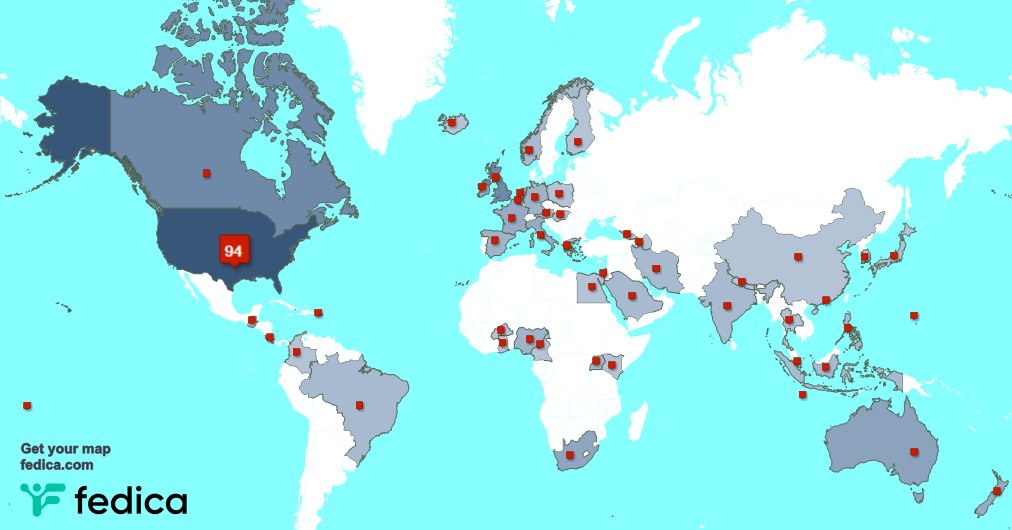 I have 58 new followers from USA 🇺🇸, UK. 🇬🇧, and more last week. See fedica.com/!cherriescharm