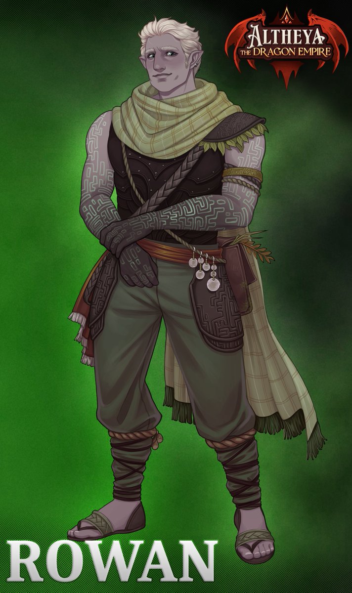 HighRollersDnD's tweet photo. Introducing Rowan, played by @trottimus

Character art by @Tallinier <3

Join us for Altheya: The Dragon Empire, launching November 5th!

#AltheyaTGE #RollOnSunday https://t.co/CoSVMaKv19