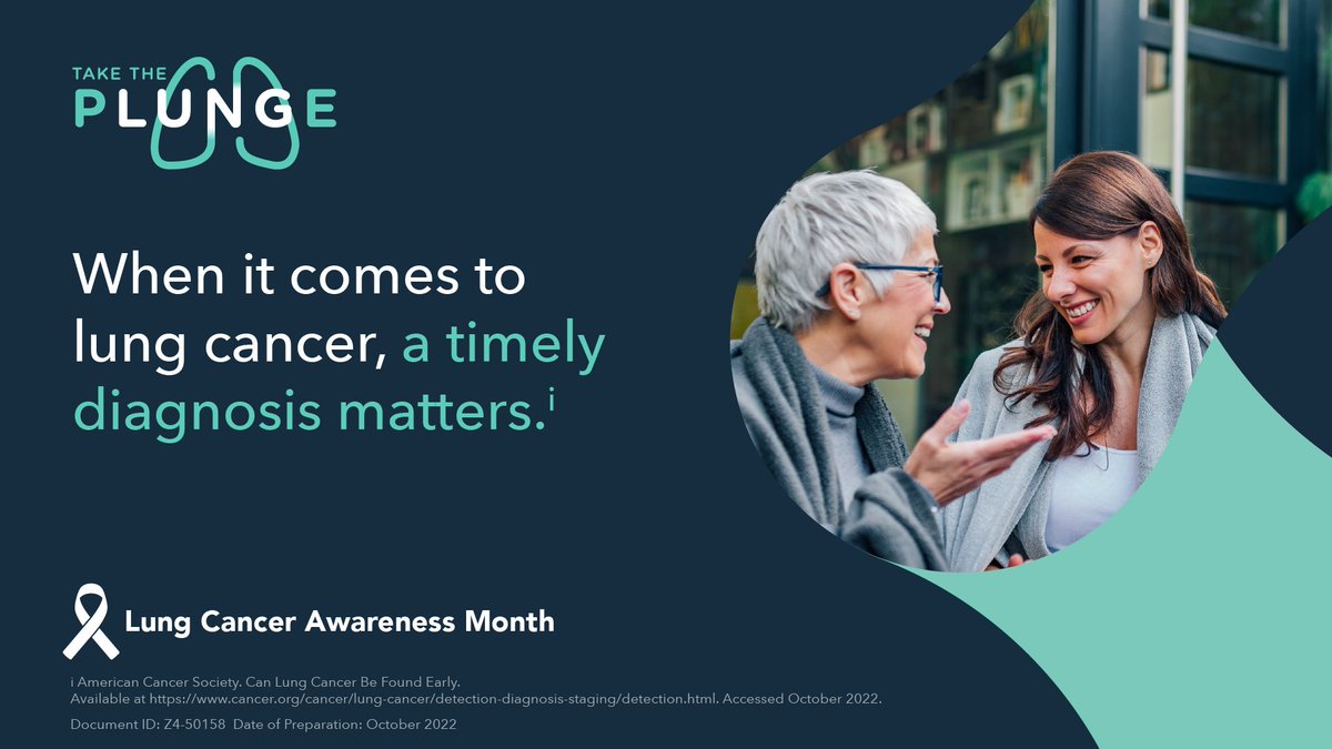 #LungCancerAwarenessMonth is coming to an end, but you can #TakethepLUNGe for your lung health any time of the year. Learn more about the simple steps you can take for your own health or the health of a loved one: bit.ly/TTP_2 #LCAM