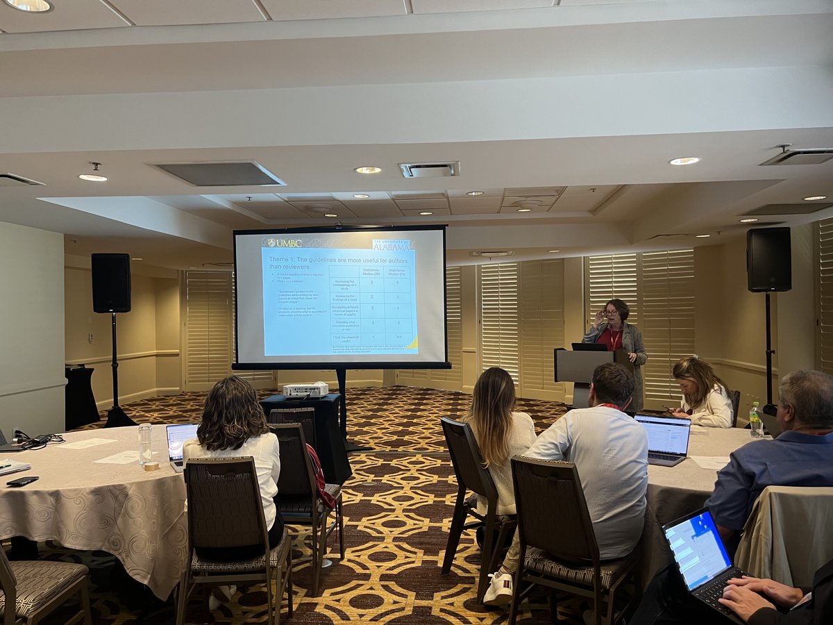 ISERNCommunity's tweet image. Carolyn Seaman is charing the first session on the Evaluation of Guidelines for #EmpiricalSoftwareEngineering Research #ISERN23