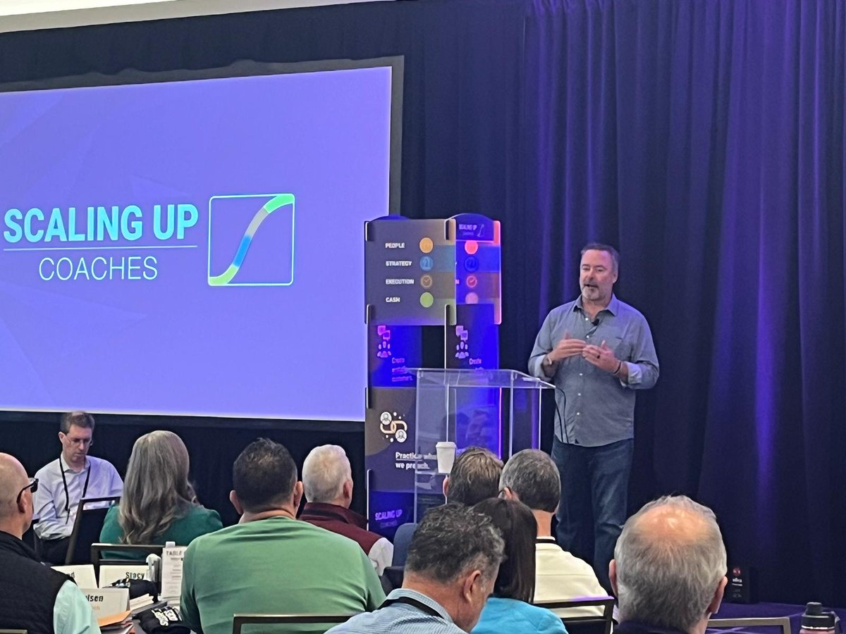 ScaleUpCoaches's tweet photo. John Ratliff, CEO of Scaling Up Coaches, kicks off the Coaches Annual Summit in Nashville, TN. Two full days of learning &amp; community bonding ahead!

Interested in becoming a part of the Scaling Up Coaches Community? https://t.co/WSzUSwNC3y
#BecomeACoach #CEO #BusinessCoaching https://t.co/0Mwat8DZHy