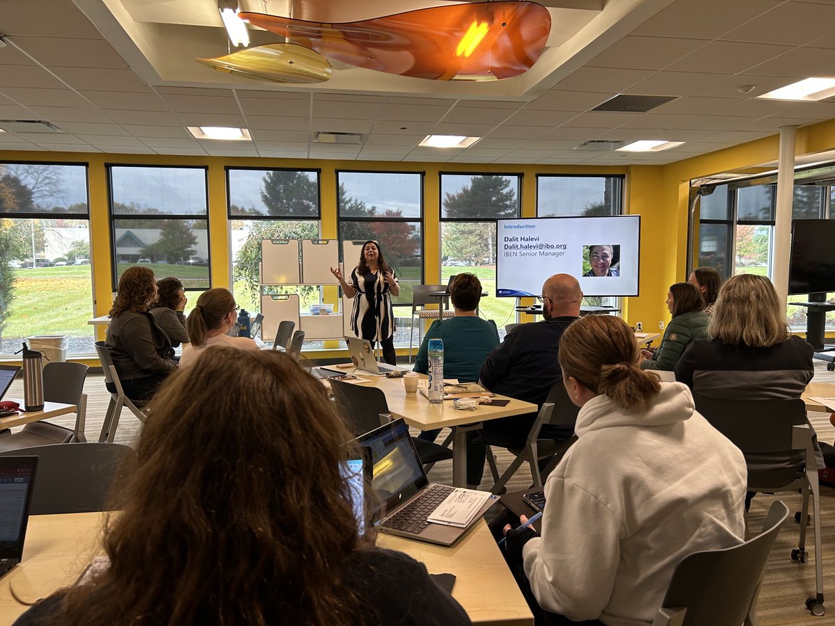 ballheimcj's tweet photo. Ohio IB Fall meeting with Dalit Halevi! https://t.co/VGoOm2rG0M