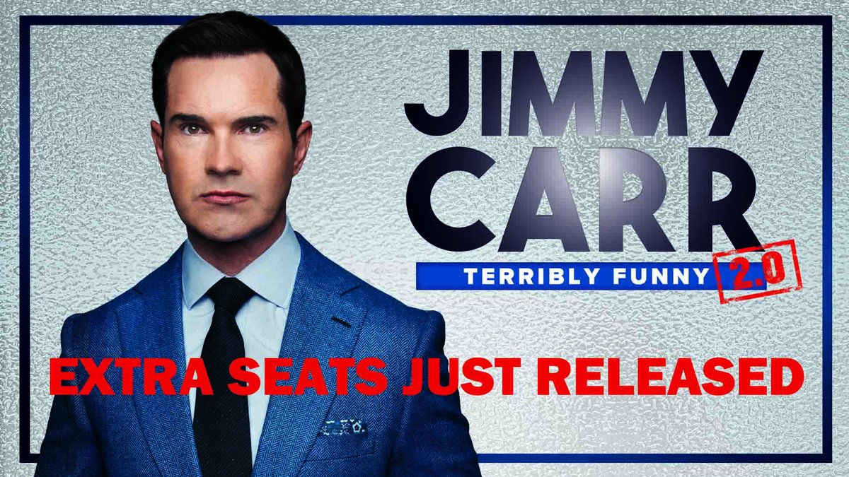 QUICK good seats just released for Jimmy Carr tomorrow at the Congress Click Here bit.ly/3QsaZCH #eastbourne #comedy #nightout