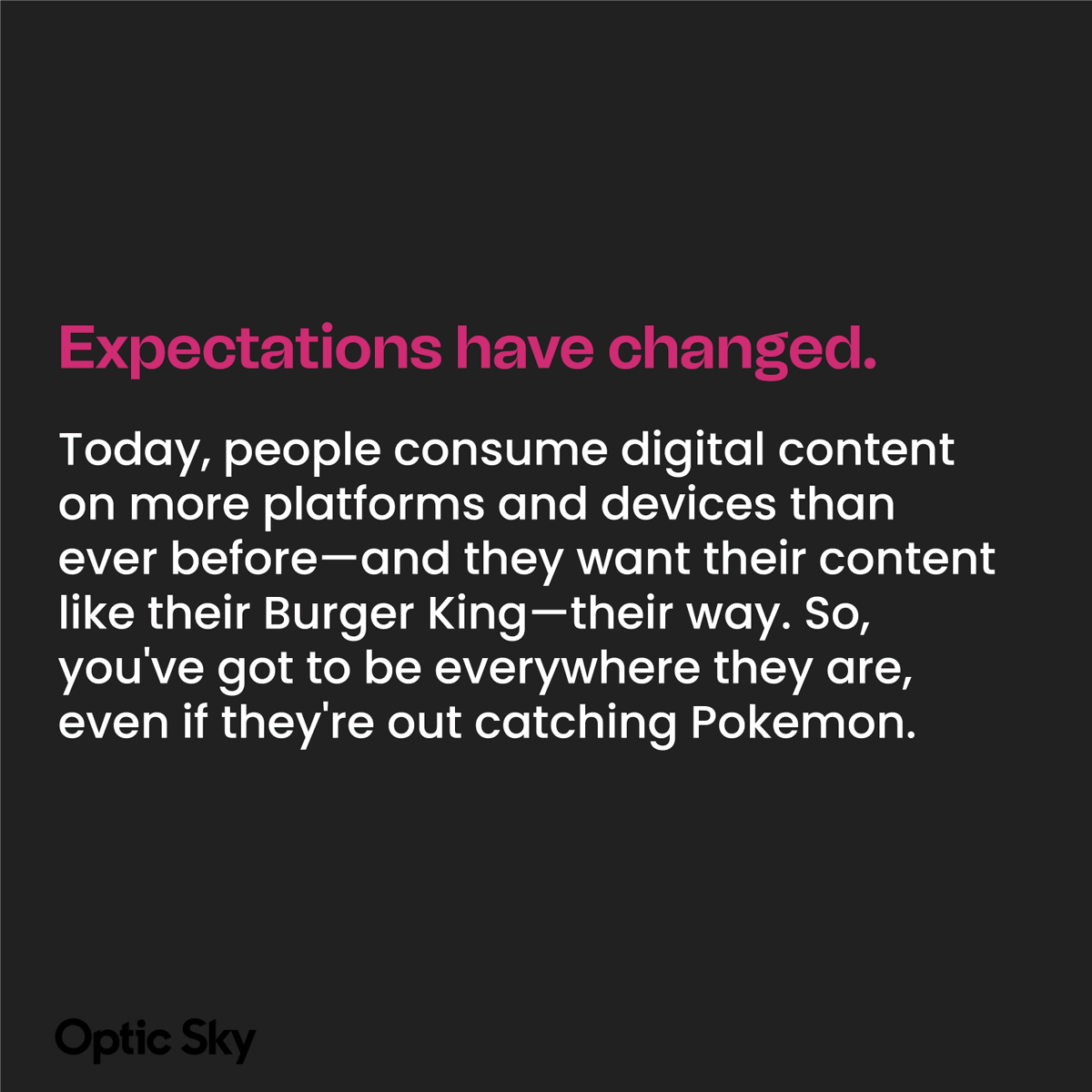 opticskypro's tweet photo. Ladies and gents, we present to you the "why" behind the evolution of #opticsky - version 2.0 ✌🏼

#newme #relaunch #hereswhy #production #b2b #b2bproduction #commercials #augmentedreality #digitalexperiences #immersiveexperiencs #postproduction #directorlife #productionpartners https://t.co/HJJoauIomS