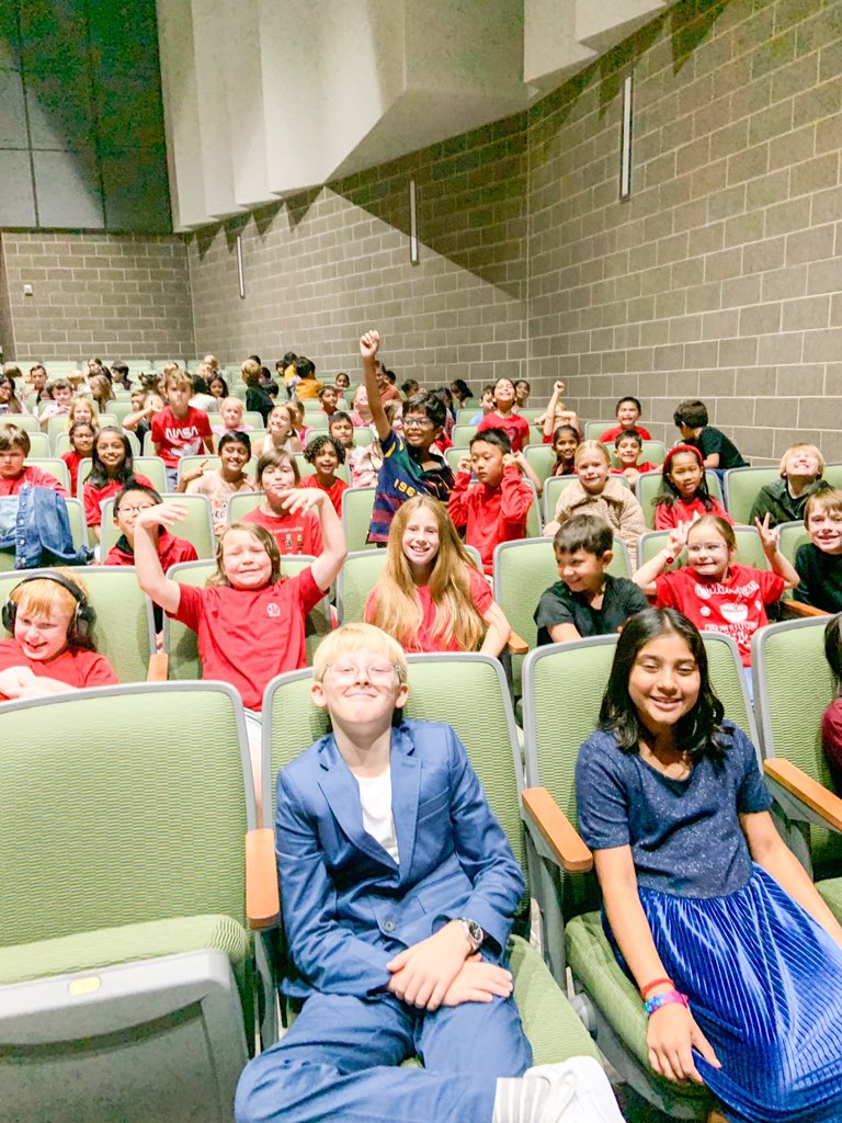 We’re here!!! Can’t wait to watch ¡Bienvenidos! by the <a href="/FortWorthOpera/">Fort Worth Opera</a> with these 3rd graders! <a href="/CassNich/">Cassandra Nicholson</a> <a href="/Callie_Eckert3/">Callie_Eckert</a> <a href="/mrs_cummins1/">Laura Cummins</a> <a href="/GentryJarrell/">Gentry Jarrell</a> <a href="/MrsHewett3/">Natalie Hewett</a> <a href="/friscofinearts/">FISD Fine Arts</a> #fisdfineartsleads
