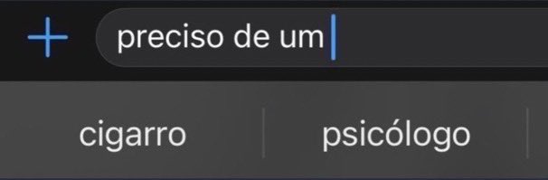 deixe seu corretor completar a frase