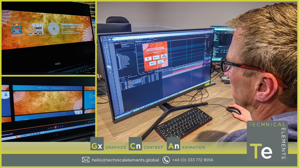 TechElementsLtd's tweet image. Wishing the @dmgeventsglobal team a smooth week on site at their Tanzania Mining And Investment Forum this week.  Great to be able to provide screen content, animations, VTs and design for the event #ledscreen #widescreencontent #eventprofs #conferenceav