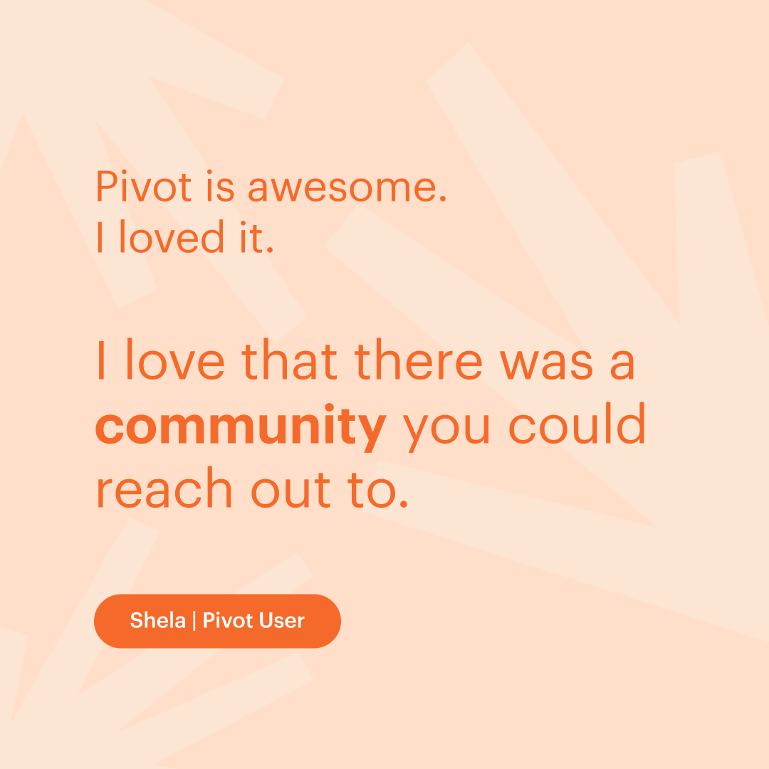 Pivot Breathe provides members with the tools they need to create a personalized journey to quitting tobacco. Shela found our community especially helpful. Hear her full story here: hubs.ly/Q024jKP40