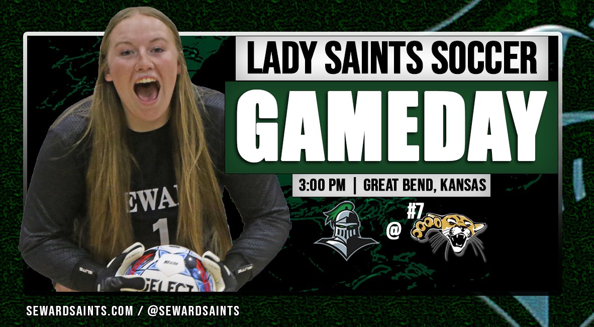 It's Game Day! ⚽️ Lady Saints soccer is heading out east towards #7 Barton for their season finale #SCCCSaints #GoodtobeGreen 🔗 SewardSaints.com 📌 Great Bend, Kansas 📺 kjcccsports.net/bartonsports/