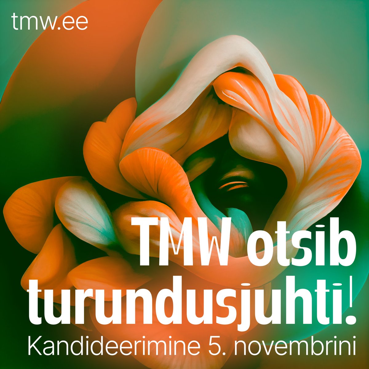 Otsime oma väiksesse tegusasse tiimi ärksat turundusjuhti, kel jagub kirge kodumaise muusikaelu käekäigu vastu, loomingulisust ja tahet luua uuenduslikke lahendusi. Uuri lähemalt ja kandideeri: tmw.ee/et/news/tookuu…