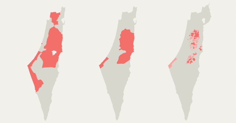 TheEconomist's tweet photo. The shifting lines on these maps help to explain more than a century of conflict between Arabs and Jews in the Holy Land