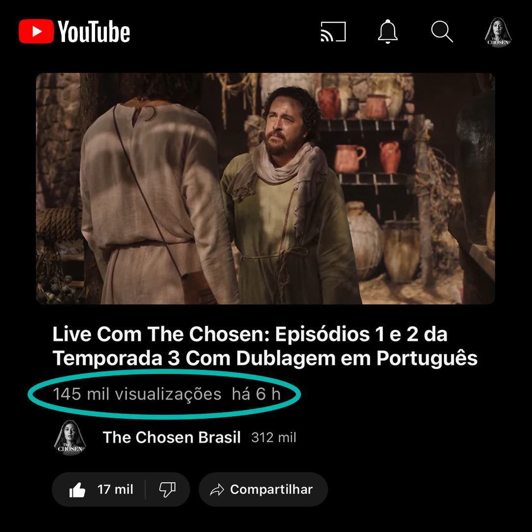 The Chosen Brasil on X: Do Episódio Cinco, Temporada 3