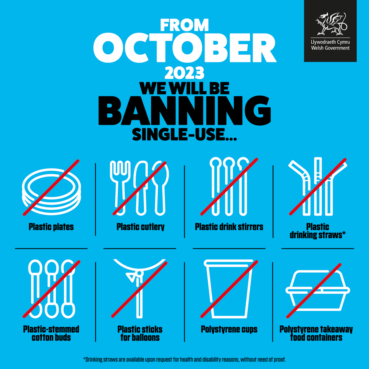 MonmouthshireCC's tweet photo. Time is running out for single-use plastics in Wales 🌍💚
More here👇:
https://t.co/JP2ezo46QG
#SingleUsePlasticBanWales https://t.co/SjAKbi2kWA