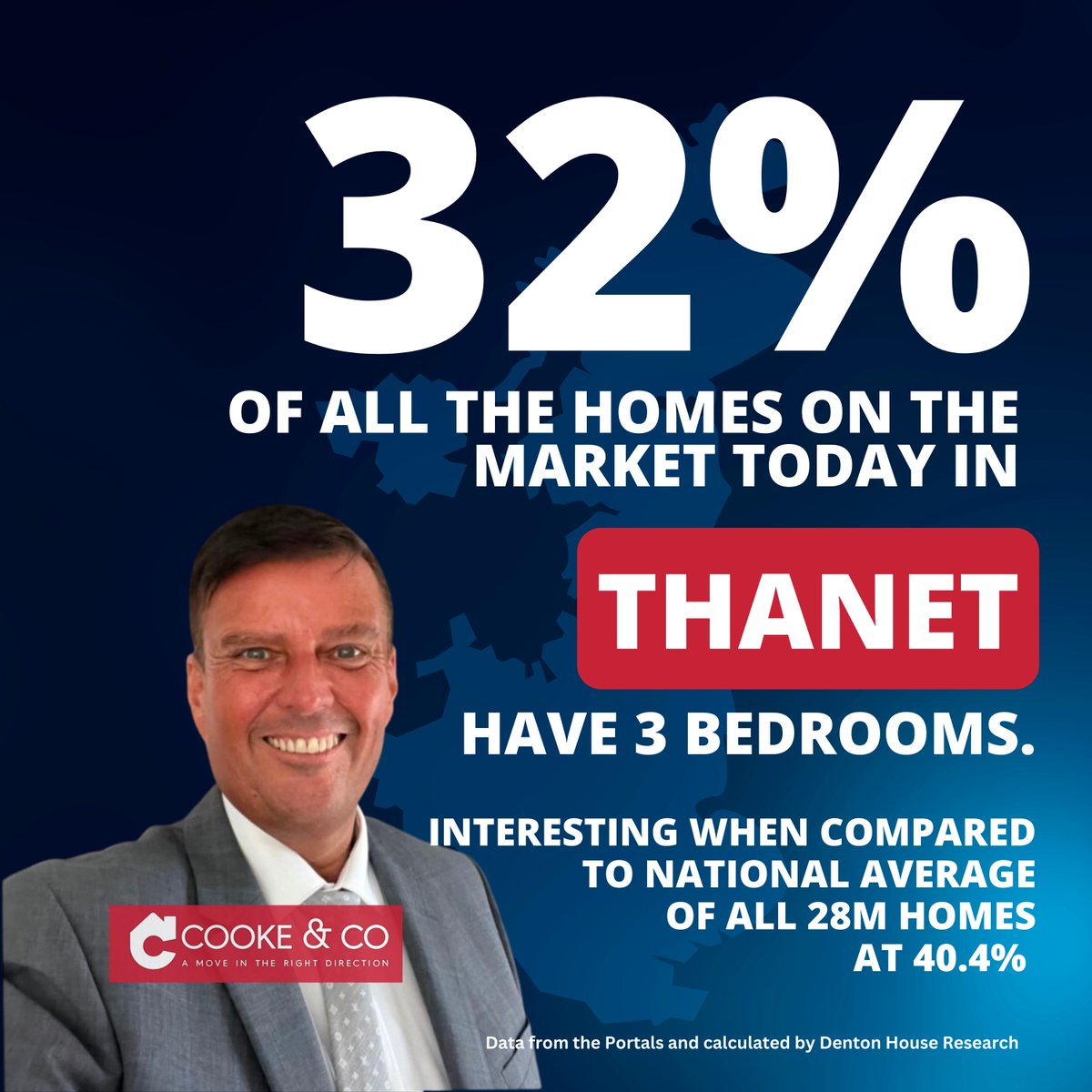 🏡 Find your dream 3-bedroom home in Ramsgate, Kent! 🏡
Did you know? 40.4% of homes nationally have three bedrooms. What about Ramsgate?
👇 Learn more 👇
bit.ly/3zlgUAX 
#ThreeBedroomHomes #RamsgateKent