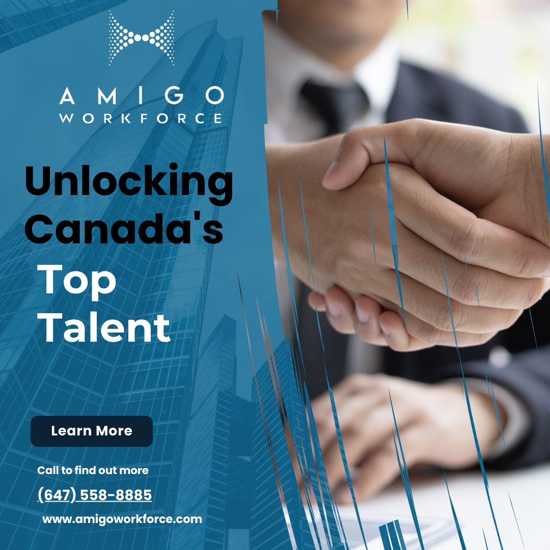 Dive into Amigo Workforce, Toronto's leading recruitment agency, connecting businesses with the best in manufacturing, tech, and transportation.

Discover your perfect match today! 🔗 👇

🔗AMIGOWORKFORCE.COM

#AmigoWorkforce #RecruitmentExcellence #TorontoJobs