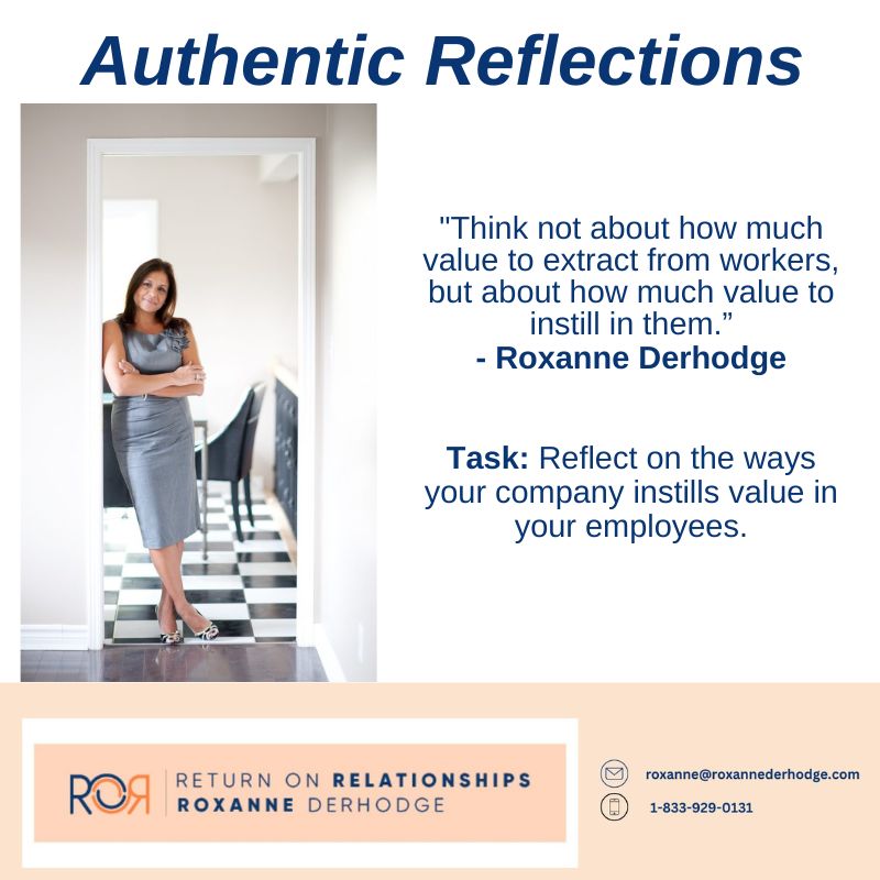 An Authentic Reflection &amp; Task for Leaders

#returnonrelationships #leadershipcoaching #humanresources