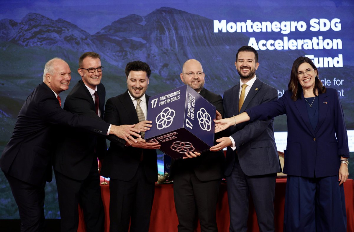 UN #Montenegro welcomes partnership with 🇪🇺 and 🇦🇹Austria within the Montenegro #SDG Acceleration Fund, a new generation financial tool which seeks to pool donor funds &amp; direct them towards development initiatives
👉 tinyurl.com/b9n77nzx

<a href="/EUAmbME/">EU in Montenegro 🇪🇺</a> 
<a href="/MeGovernment/">Government of Montenegro</a> 
@AustrianDev