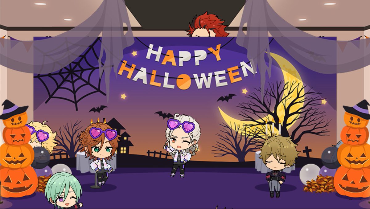 Trick &amp; Treatなアイドルたちの
仮装パーティーを撮影！📷🎃

今日は【合計7人】のアイドルの撮影に成功したよ💫

#あんスタハロウィン2023 #あんスタ