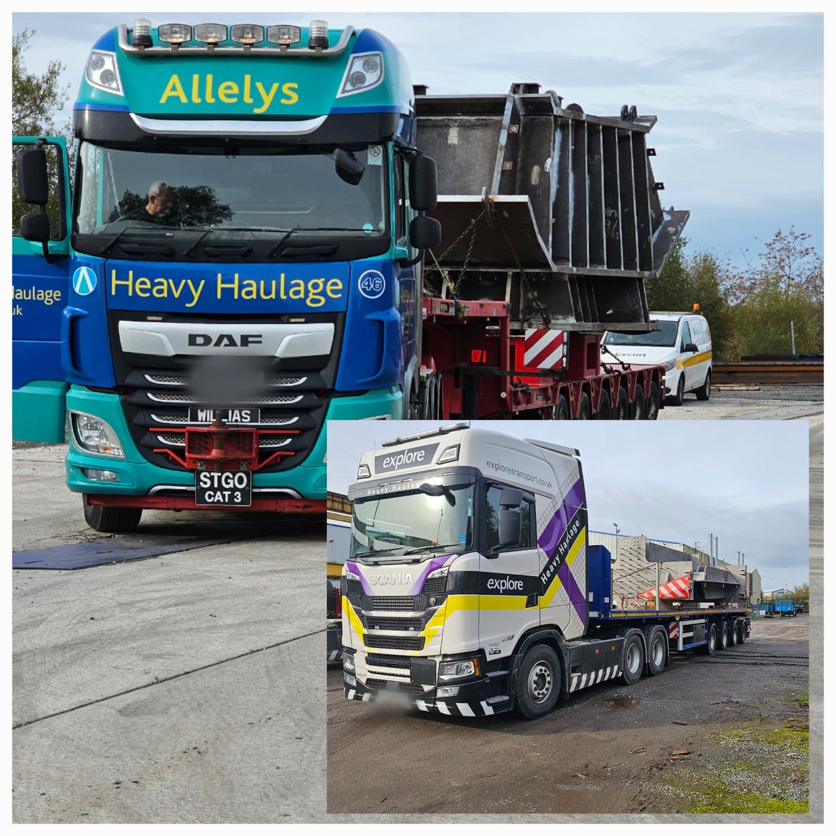 gmptraffic's tweet image. #CVU again assisted with two seperate abnormal loads today. Assisting both Explore and Allelys to move onto the network. Thanks again to the public for their patience.